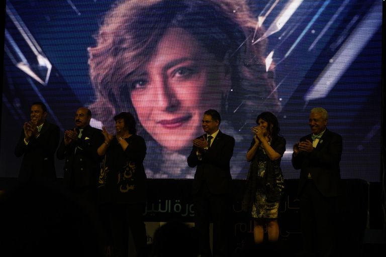 جانب من حفل افتتاح مهرجان أسوان لسينما المرأة