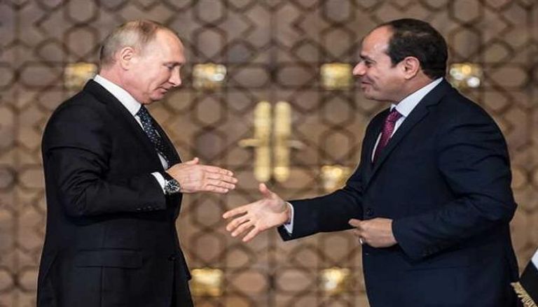 الرئيسان المصري والروسي - أرشيفية