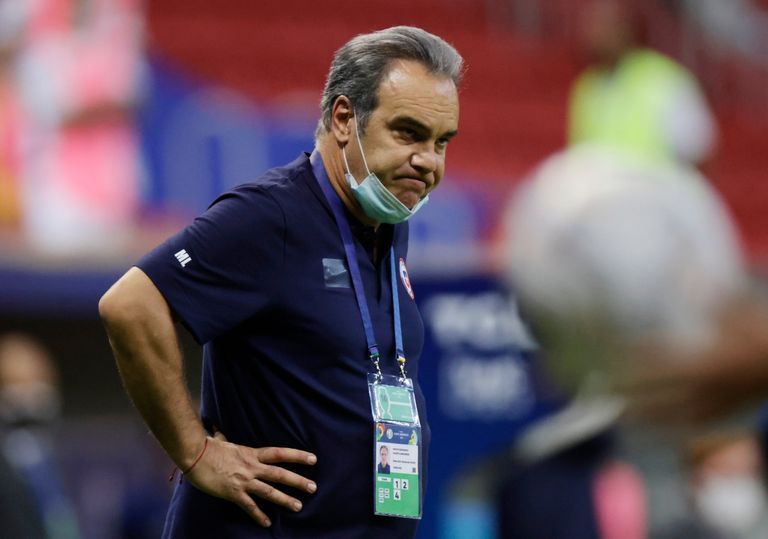 من مباراة باراجواي وتشيلي