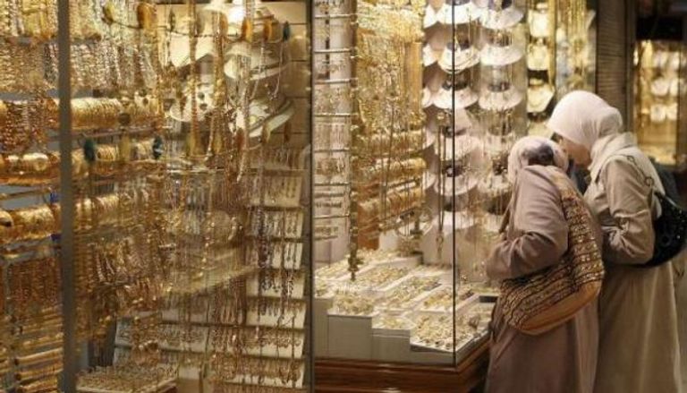 متجر لبيع الذهب  في دمشق- أرشيف