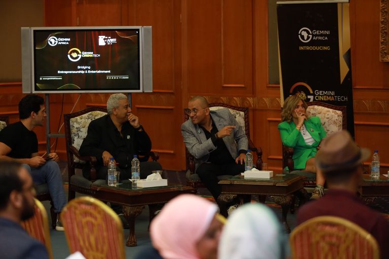 جانب من فعاليات ورشة جيميناي سينماتك النهائية