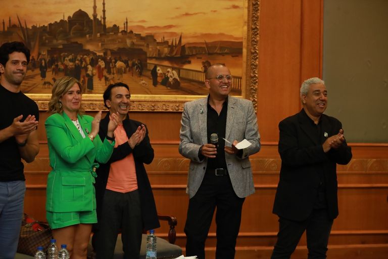 جانب من فعاليات ورشة جيميناي سينماتك النهائية