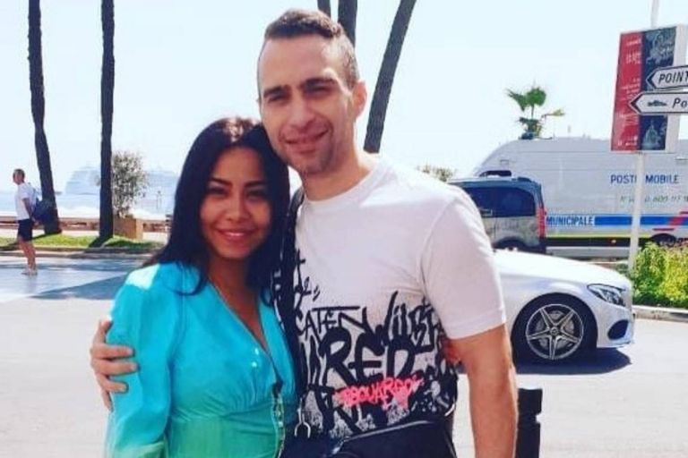 شيرين عبد الوهاب مع زوجها حسام حبيب