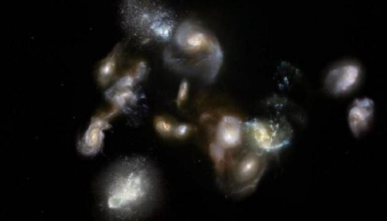 دراسة تكشف أسرار عنقود من المجرات تحت المليمتر (SMGs)