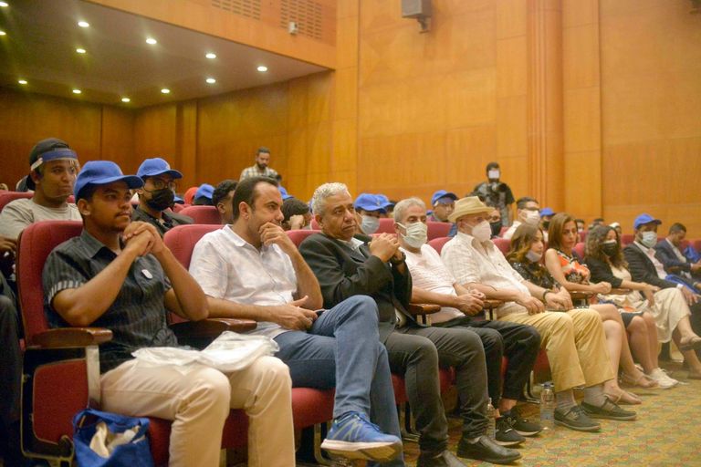 جانب من ورش مهرجان أسوان الدولي لأفلام المرأة