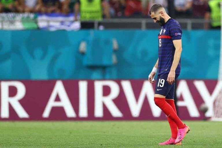 كريم بنزيما مهاجم منتخب فرنسا