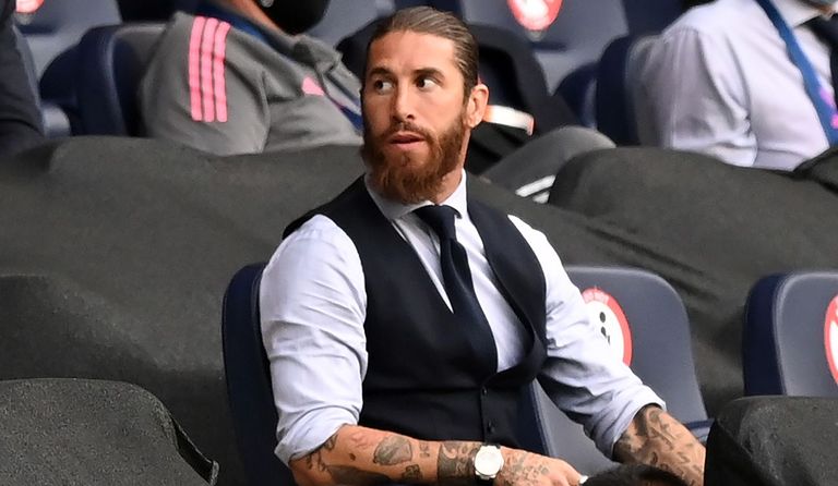 سيرجيو راموس تيبو كورتوا حارس مرمى ريال مدريد