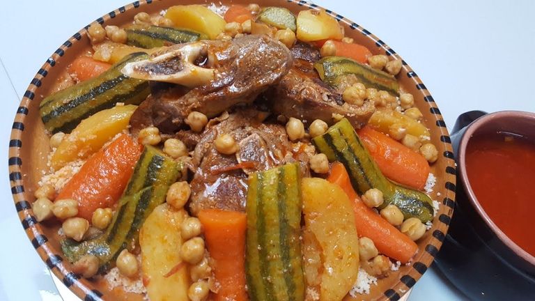 طبق ملفوف الكبدة الجزائري