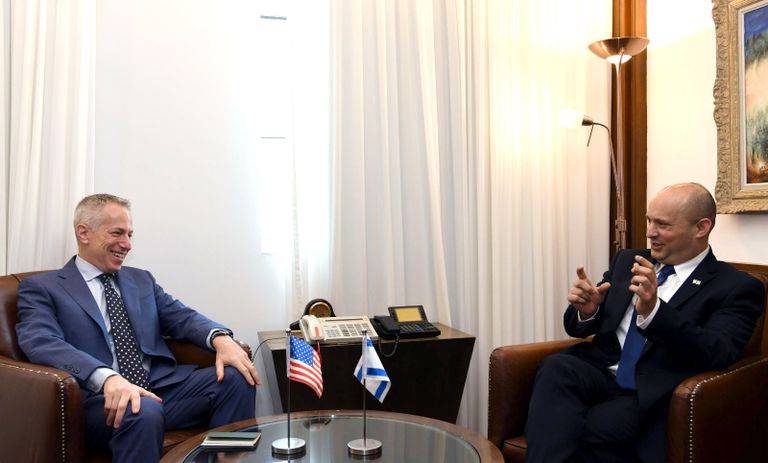 نفتالي بينيت خلال كلمته بذكرى بنيامين هرتسل