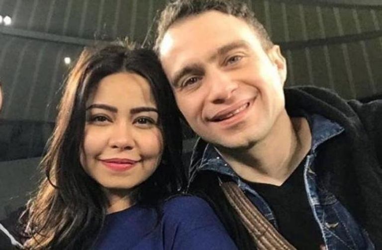 حسام حبيب وزوجته شيرين عبدالوهاب