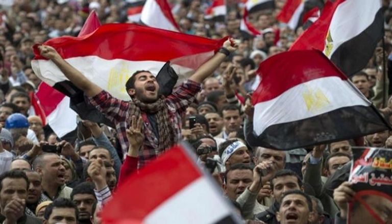 شباب مصريون خلال ثورة 30 يونيو- أرشيفية