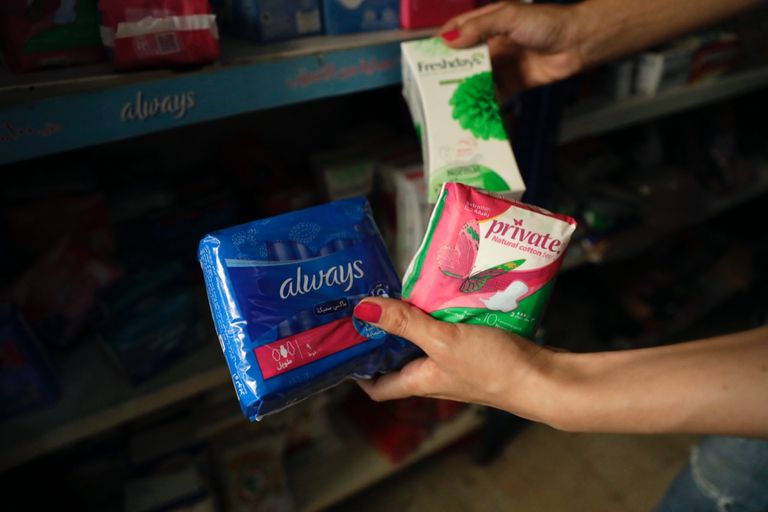 فوط صحية من القماش