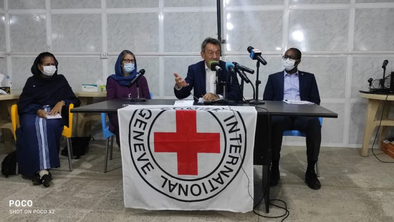 جانب من المؤتمر الصحفي