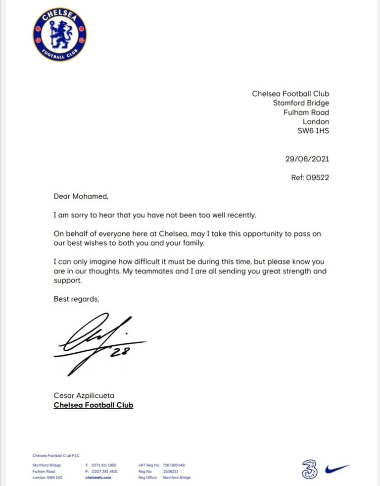 محمد إيهاب مشجع تشيلسي