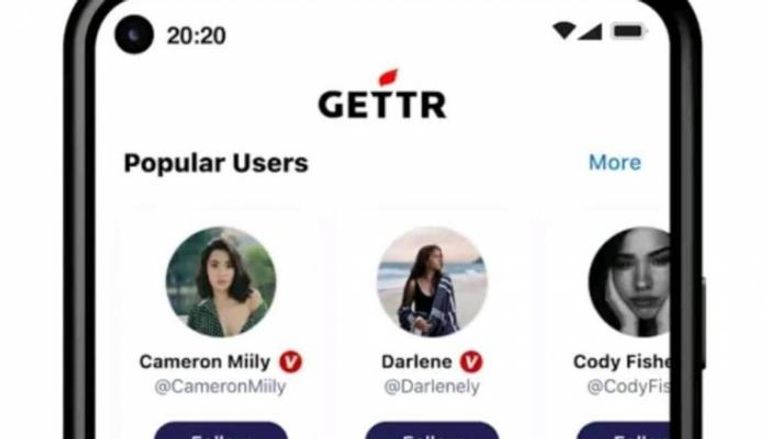 تطبيق Gettr الجديد