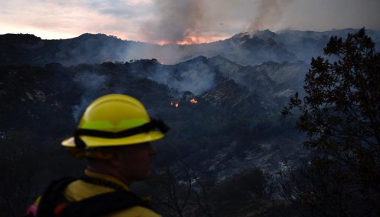 الحرائق في غابات كاليفورنيا