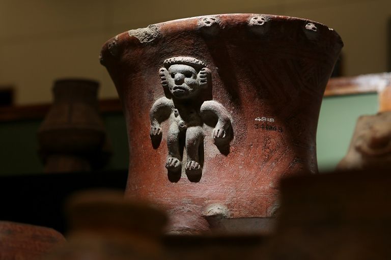 مجموعة من القطع الأثرية التي أعادها متحف بروكلين