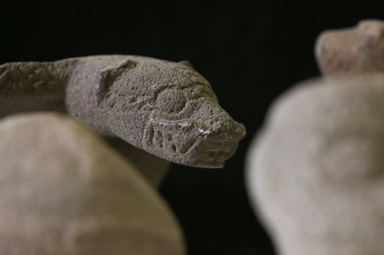 مجموعة من القطع الأثرية التي أعادها متحف بروكلين