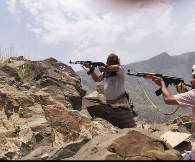 جانب من المعارك في البيضاء