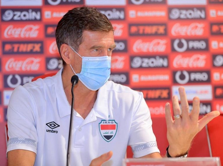 كاتانيتش مدرب منتخب العراق المستقيل منتخب العراق