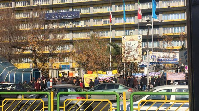 جانب من المظاهرات 