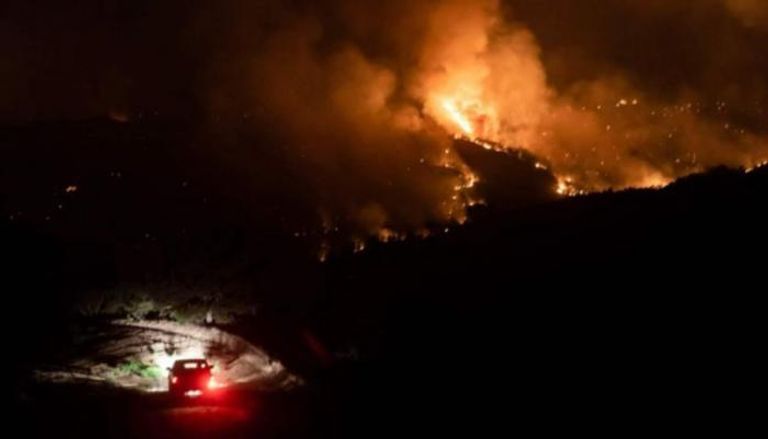 حريق غابات في قبرص