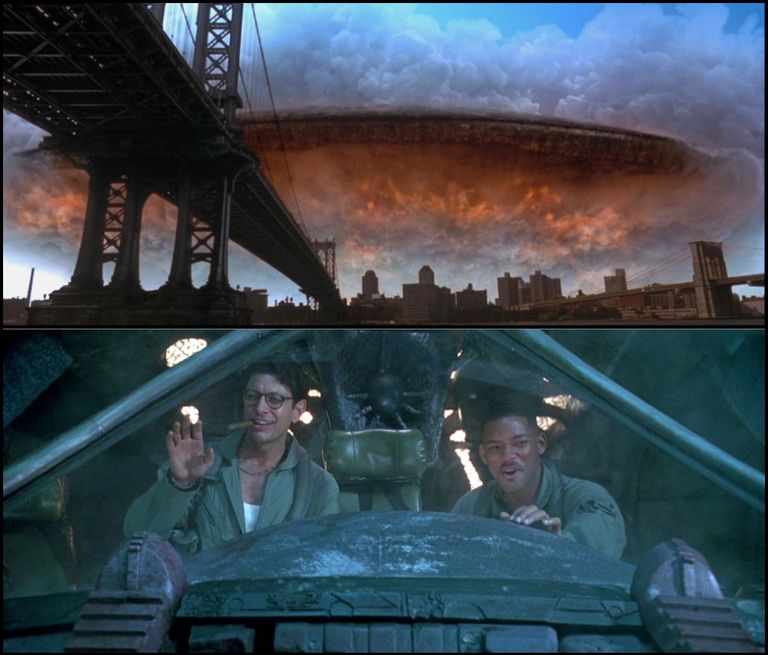 الممثل الأمريكي ويل سميث بطل فيلم "يوم الاستقلال"