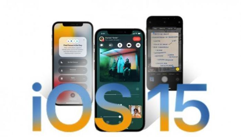 نظام التشغيل iOS 15