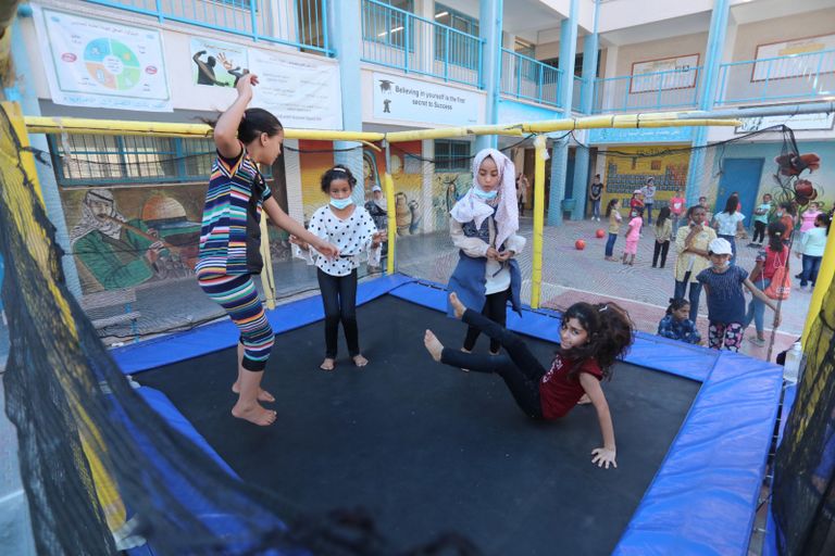 جانب من فعاليات المخيمات الصيفية