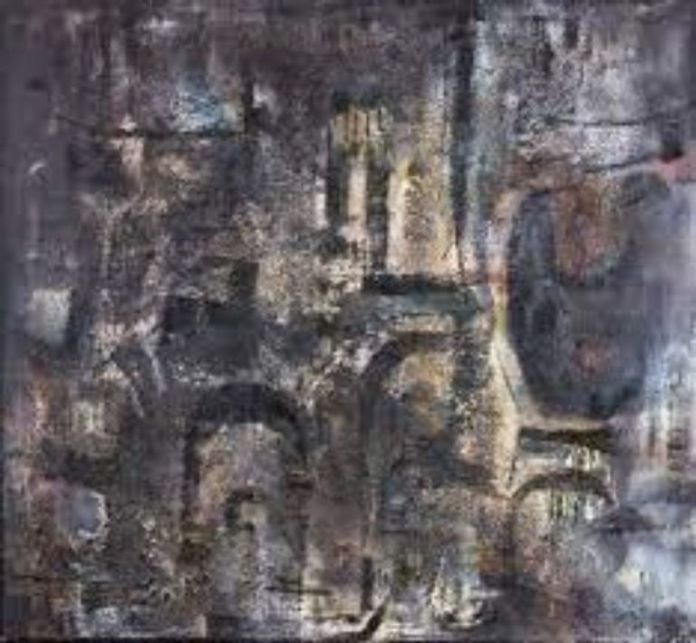 إحدى لوحات مليحة أفنان مليحة أفنان فنانة اللوحات المكتوبة