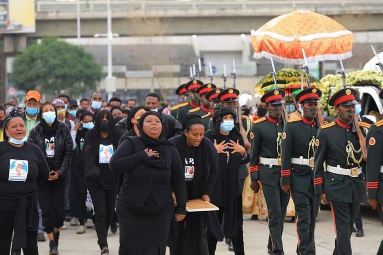 مراسم تشييع أببش غوبنا