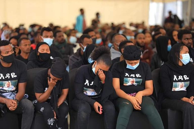 مراسم تشييع أببش غوبنا