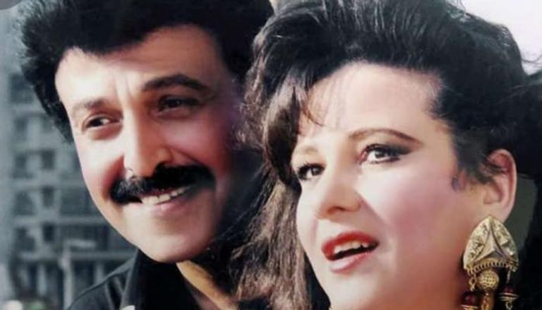 دلال عبدالعزيز وزوجها الراحل سمير غانم