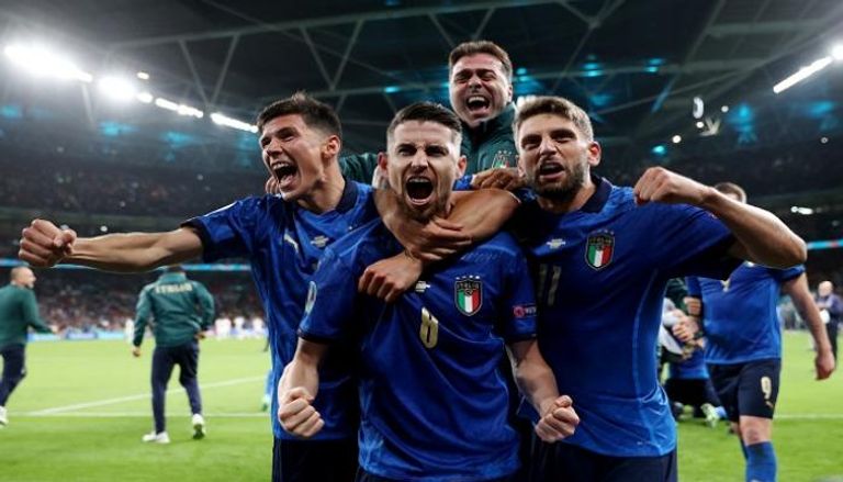 منتخب إيطاليا ضد إسبانيا في نصف نهائي يورو 2020