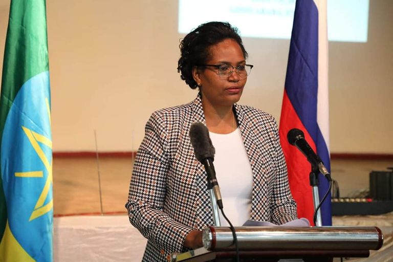 جانب من منتدى التعاون الإثيوبي الروسي