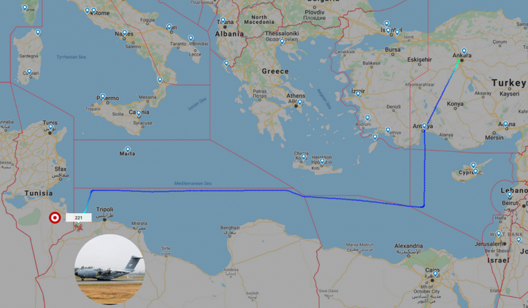 طائرة الشحن العسكري التركية - أرشيفية