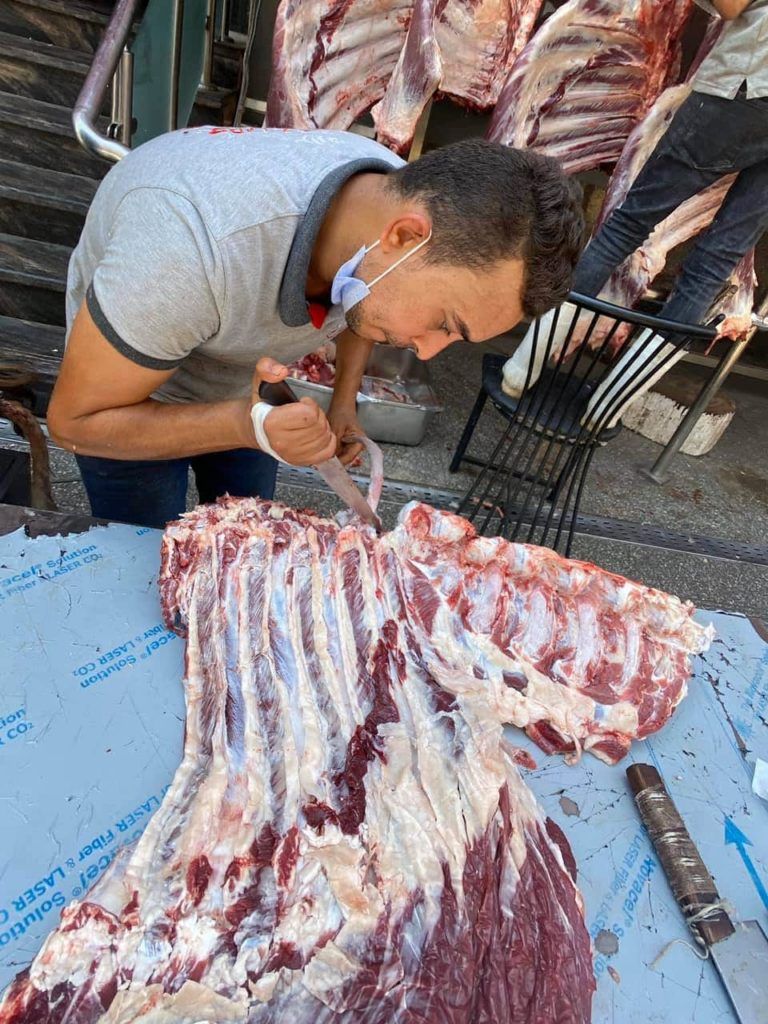 تناول لحم الماعز لحوم الماعز والضأن