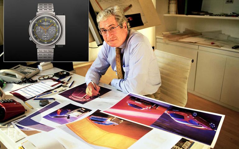 مصمم السيارات ، Giorgetto Giugiaro مصمم السيارات Giorgetto Giugiaro نجح في تصميم الساعات أيضا