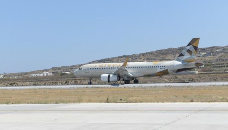 انطلاق رحلة الاتحاد للطيران الافتتاحية إلى جزيرة ميكونوس اليونانية