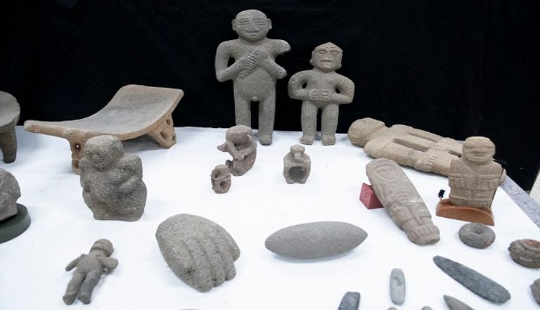 كوستاريكا تستعيد 1305 قطع أثرية من أمريكا