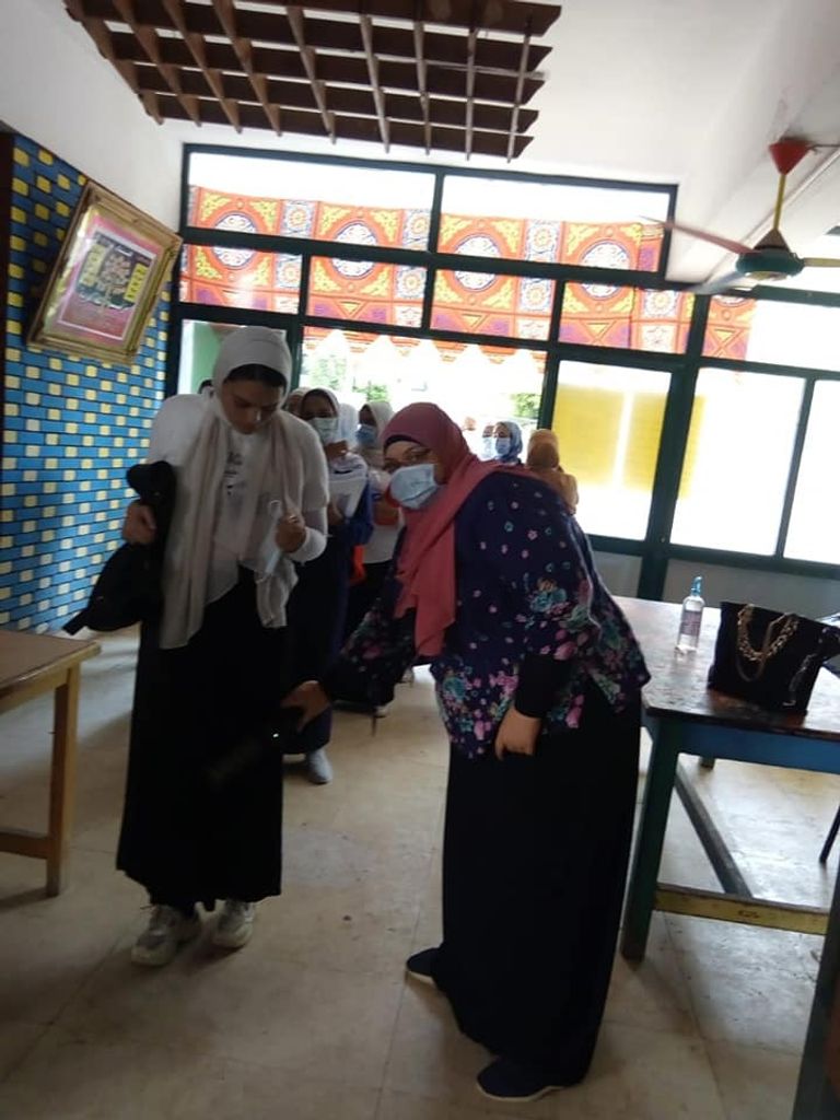 إحدى لجان مراقبة امتحانات الثانوية العامة في مصر