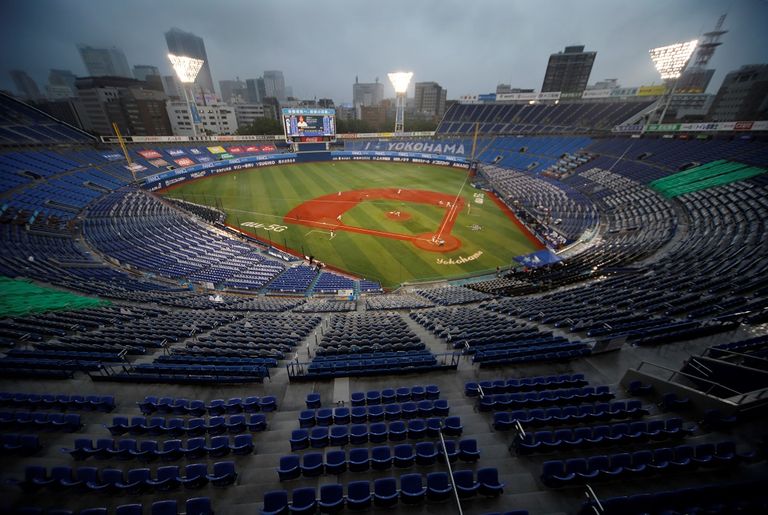 صورة لملعب يوكوهاما للبيسبول، أحد ملاعب البيسبول والكرة اللينة أولمبياد طوكيو 2020
