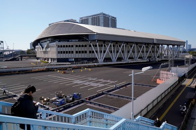 منظر خارجي لمنتزه أرياكي للتنس، والذي سيستقبل لاعبي التنس من جميع أنحاء العالم أولمبياد طوكيو 2020