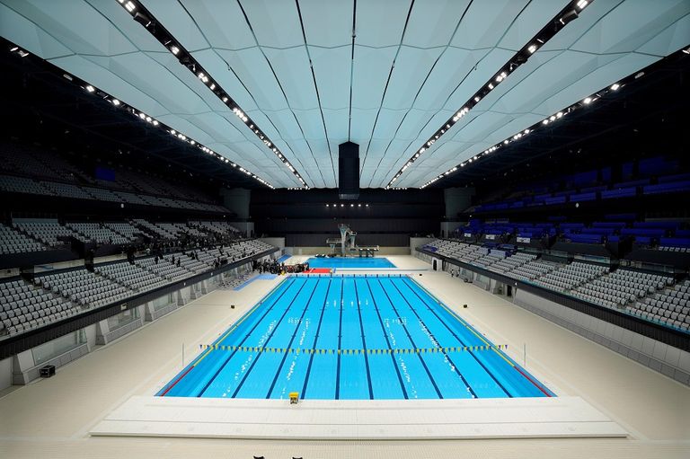 صورة لمركز طوكيو للألعاب المائية من الداخل أولمبياد طوكيو 2020