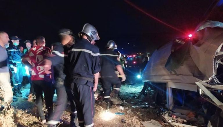 حادث مرور محافظة قسنطينة الجزائرية الذي أودى بحياة 18 شخصا