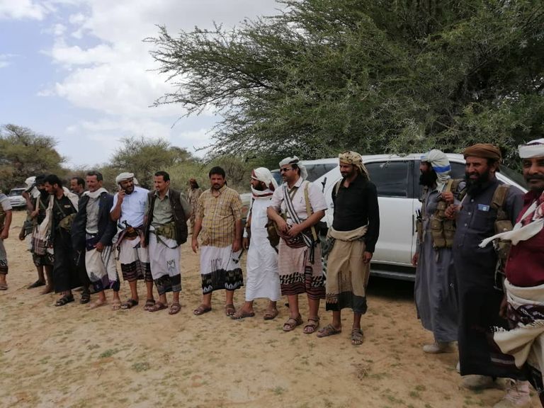 محافظ البيضاء خلال جولة تفقدية ميدانية محافظ البيضاء خلال جولة تفقدية ميدانية