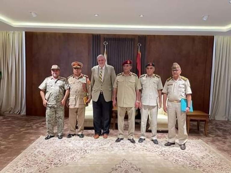 كوبيش وحفتر في بنغازي