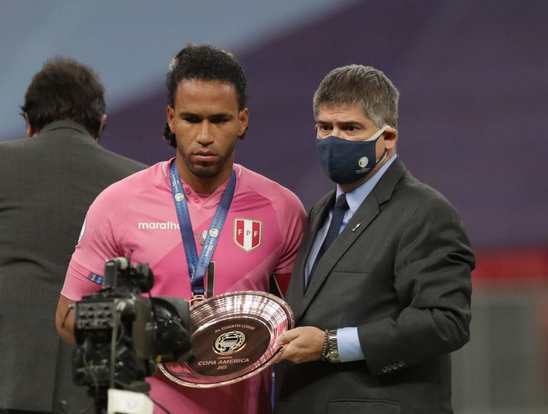 فرحة كولومبيا ببرونزية كوبا أمريكا 2021