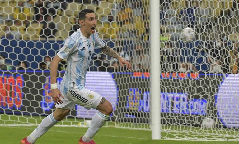 أنخيل دي ماريا مع ليونيل ميسي