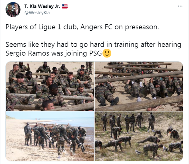 سيرجيو راموس لاعب باريس سان جيرمان الجديد